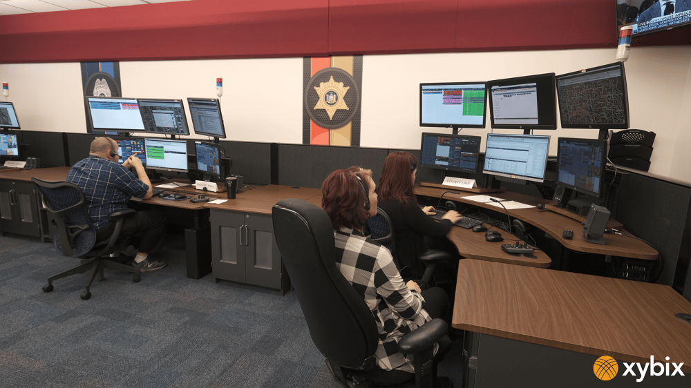 Broome County Emergency Services Photos Xybix Desks for 911 Dispatch